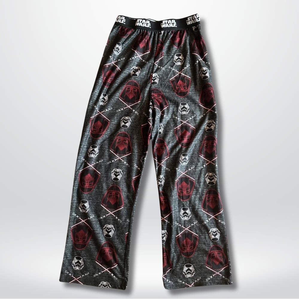 Star Wars boys pajama PJ pants Large 10/12  Vader stormtroopers